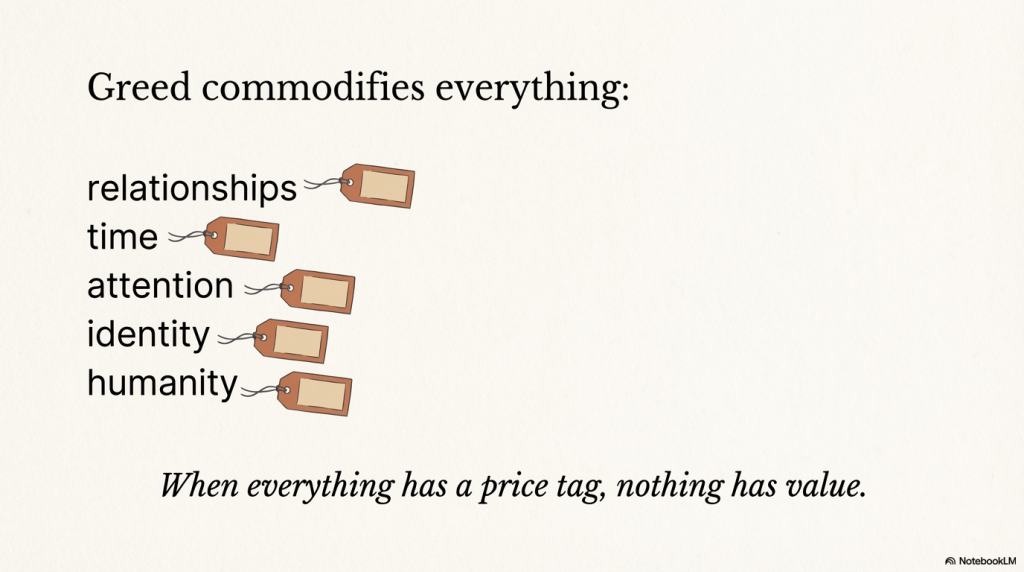 Greed is the core issue.