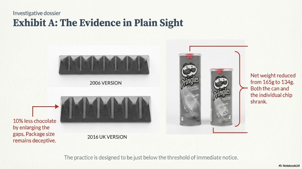 Shrinkflation is real