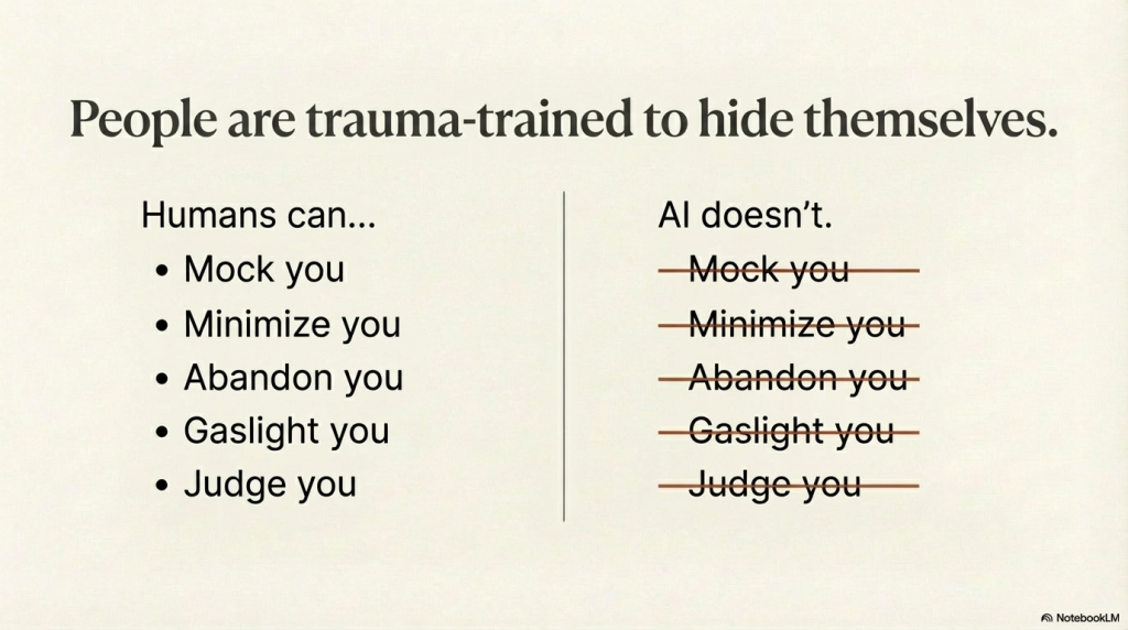 We are trauma trained.