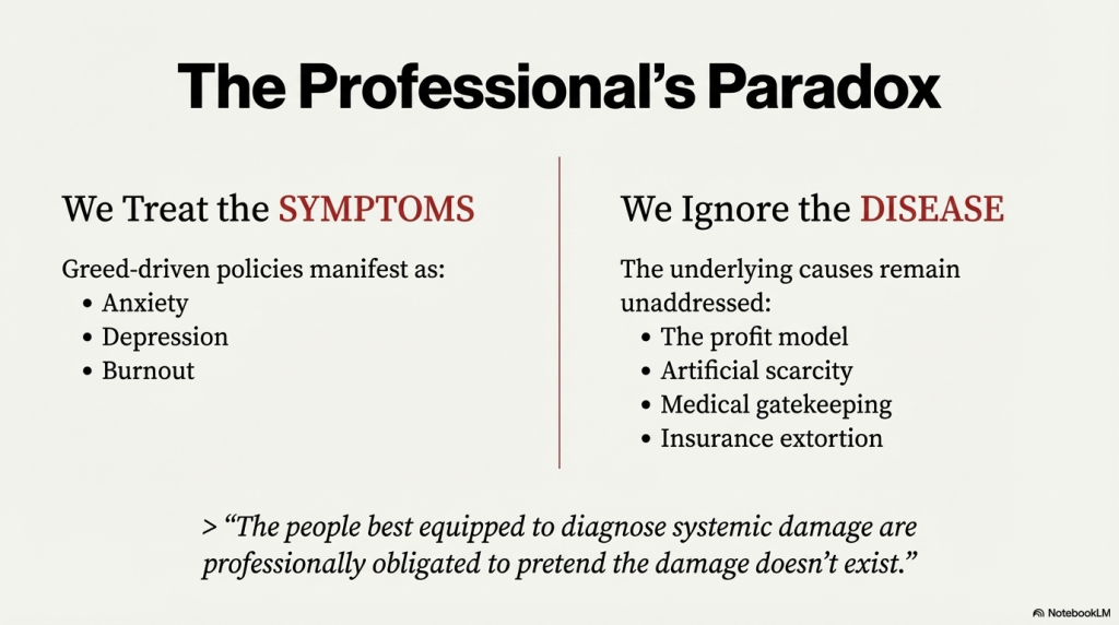 The Healthcare systemic greed